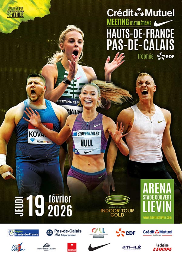AFFICHE MEETING LIEVIN 2026